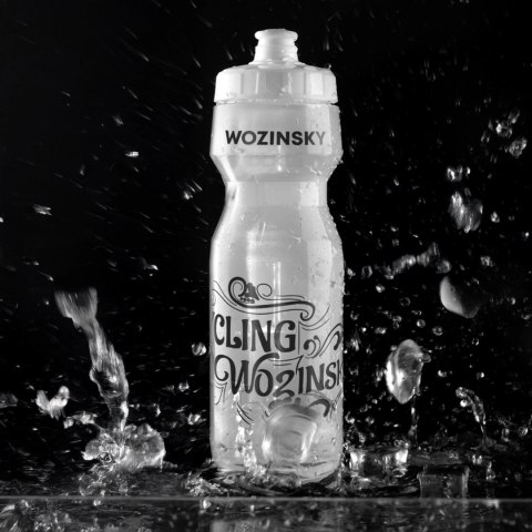 Bidon rowerowy Wozinsky WBR-01T 750ml - transparentny