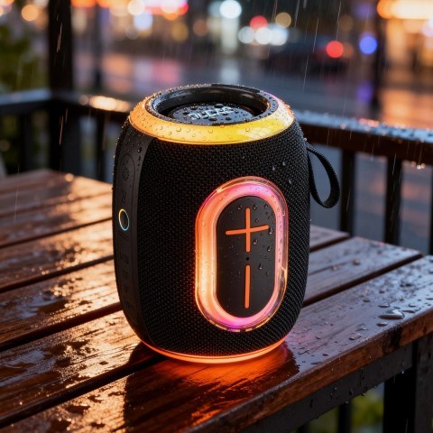 Głośnik bezprzewodowy Dudao Y22 podświetlany RGB Bluetooth 5.3 - czarny