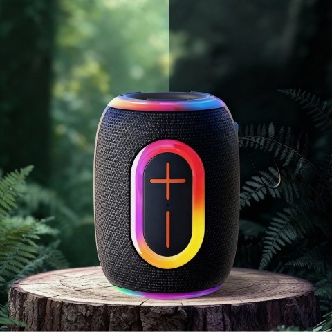 Głośnik bezprzewodowy Dudao Y22 podświetlany RGB Bluetooth 5.3 - czarny