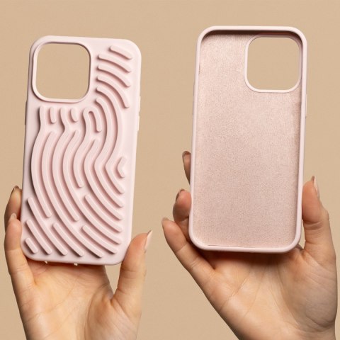 Nakładka DIY Snake do iPhone 12 / 12 Pro 6,1" różowa