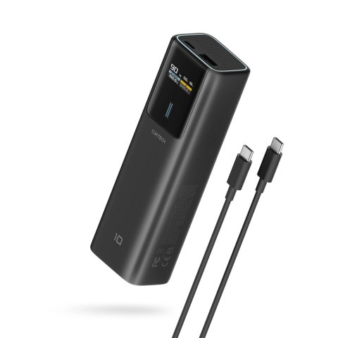 Powerbank Cuktech CKPB100PGLBL 150W 10000mAh USB-C USB-A - czarny
