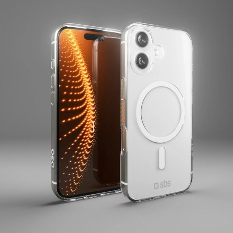 Etui SBS Extreme Mag z technologią D3O na iPhone 17 - przezroczyste