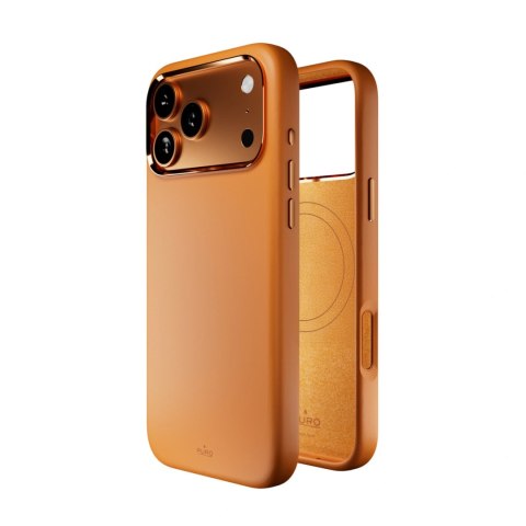Etui silikonowe Pure Icon Mag Pro Liquid Silicone na iPhone 17 Pro kompatybilne z MagSafe, z ochroną aparatu i aluminiowymi przy