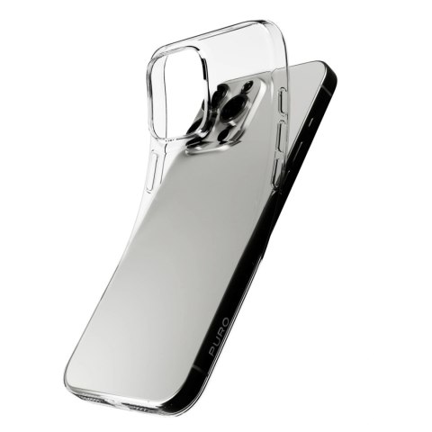 Etui silikonowe Puro 03 Nude do iPhone 16 Pro Max - przezroczyste