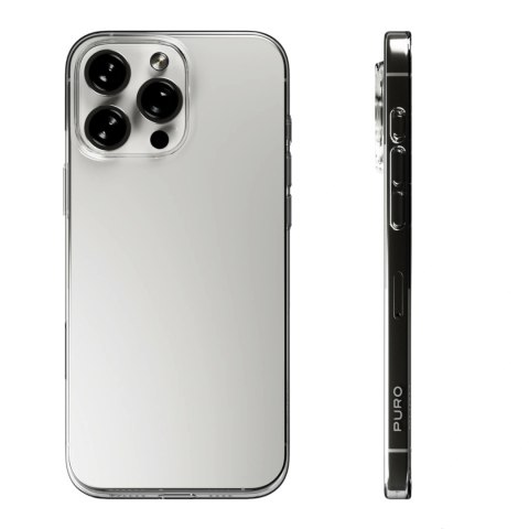 Etui silikonowe Puro 03 Nude do iPhone 16 Pro Max - przezroczyste