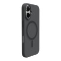 Etui silikonowe Puro Daylight MagSafe do iPhone 16 Plus - czarne