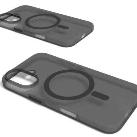 Etui silikonowe Puro Daylight MagSafe do iPhone 16 Plus - czarne
