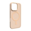 Etui silikonowe Puro Daylight MagSafe do iPhone 16 Pro - beżowe