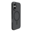 Etui silikonowe Puro Daylight MagSafe do iPhone 16 - czarne