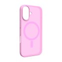 Etui silikonowe Puro Daylight MagSafe do iPhone 16 - różowe