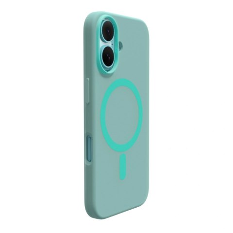 Etui silikonowe Puro Daylight MagSafe do iPhone 16 - zielone