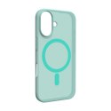 Etui silikonowe Puro Daylight MagSafe do iPhone 16 - zielone