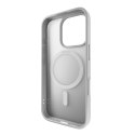 Etui silikonowe Puro Gradient MagSafe do iPhone 16 Pro Max - srebrne