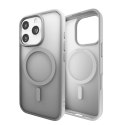 Etui silikonowe Puro Gradient MagSafe do iPhone 16 Pro Max - srebrne