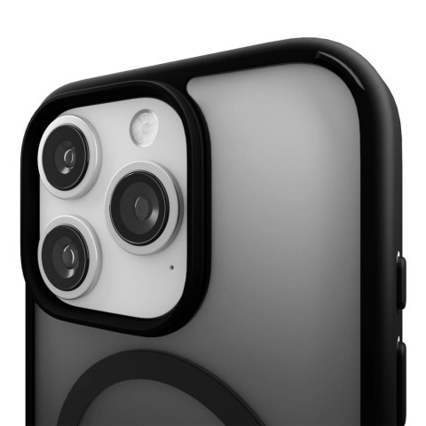 Etui silikonowe Puro Gradient MagSafe do iPhone 16 Pro - czarne