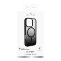 Etui silikonowe Puro Gradient MagSafe do iPhone 16 Pro - czarne
