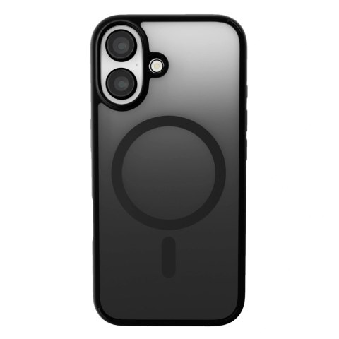 Etui silikonowe Puro Gradient MagSafe do iPhone 16 - czarne