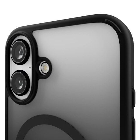 Etui silikonowe Puro Gradient MagSafe do iPhone 16 - czarne