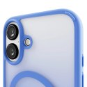 Etui silikonowe Puro Gradient MagSafe do iPhone 16 - niebieskie