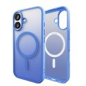 Etui silikonowe Puro Gradient MagSafe do iPhone 16 - niebieskie