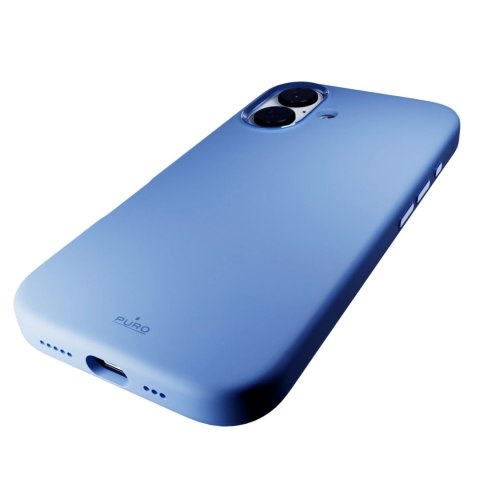 Etui silikonowe Puro Icon Mag Pro MagSafe do iPhone 16 - niebieskie
