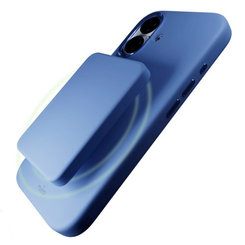 Etui silikonowe Puro Icon Mag Pro MagSafe do iPhone 16 - niebieskie