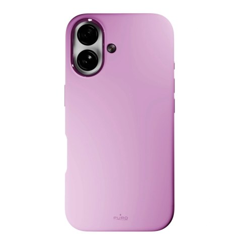 Etui silikonowe Puro Icon Mag Pro MagSafe do iPhone 16 - różowe