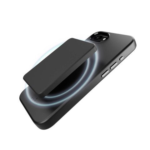 Etui silikonowe Puro Icon Mag Pro MagSafe do iPhone 16e - czarne