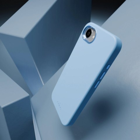 Etui silikonowe Puro Icon Mag Pro MagSafe do iPhone 16e - niebieskie