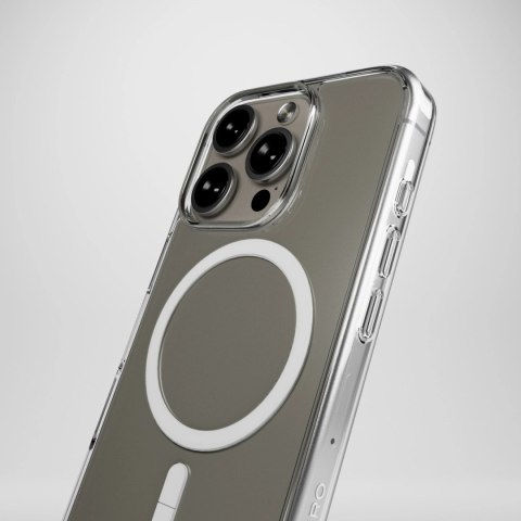 Etui silikonowe Puro Impact Clear D3O MagSafe do iPhone 16 Pro - przezroczyste