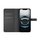 Etui z ekoskóry Puro Booklet Case z klapką i portfelem do iPhone 16e - czarne