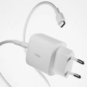 Ładowarka sieciowa Puro PROLITE 30W USB-A / USB-C + kabel USB-C - USB-C 1.2m - biała