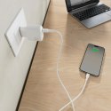 Ładowarka sieciowa Puro PROLITE 30W USB-A / USB-C + kabel USB-C - USB-C 1.2m - biała