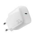 Ładowarka sieciowa Puro PROLITE 30W USB-C - biała