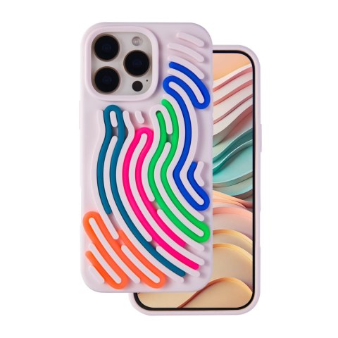 Nakładka DIY Snake do iPhone 14 Pro 6,1" różowa