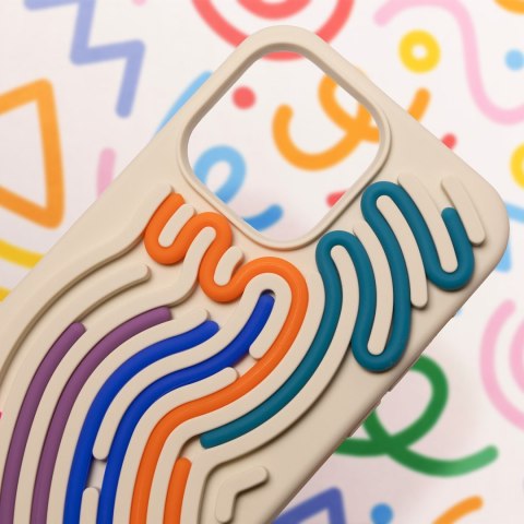 Nakładka DIY Snake do iPhone 17 6,3" beżowa