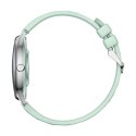 Smart Watch COLMI L28 (Srebrno-zielony + zielony pasek skórzany)