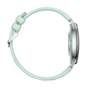 Smart Watch COLMI L28 (Srebrno-zielony + zielony pasek skórzany)