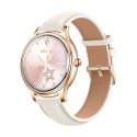 Smart Watch COLMI L28 (Złoty + złoty skórzany pasek)