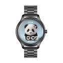 Smart Watch COLMI L28 (czarny + czarny stalowy pasek)