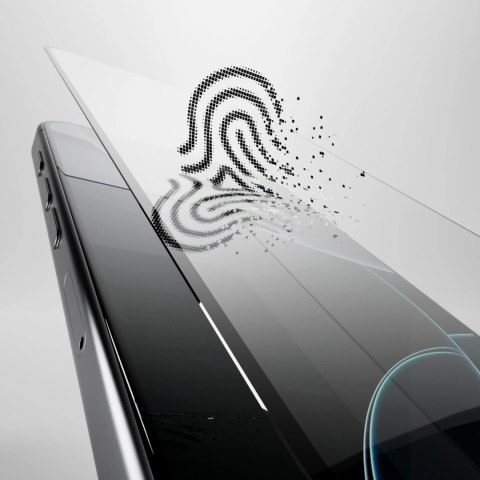 Szkło hybrydowe Puro Flexible Glass D3O z czarną ramką do iPhone 16 Pro Max