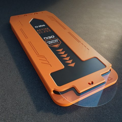 Szkło ochronne SBS z technologią D3O zestaw z aplikatorem na iPhone 17 / iPhone 16 Pro