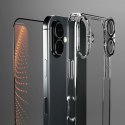 Zestaw SBS z technologią D3O na iPhone 16 - etui + szkło ochronne na ekran i aparat - przezroczyste