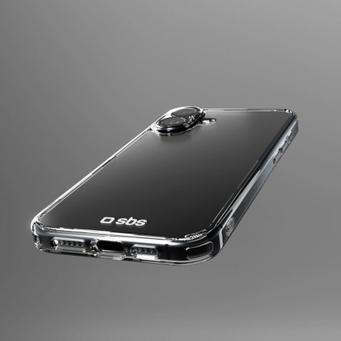 Zestaw SBS z technologią D3O na iPhone 16 - etui + szkło ochronne na ekran i aparat - przezroczyste