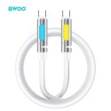 BWOO X325C-C zapachowy kabel USB-C - USB-C 240W biały