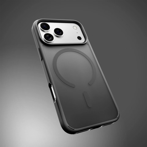 Etui Puro Gradient TPU kompatybilne z MagSafe na iPhone 17 Pro Max - szare