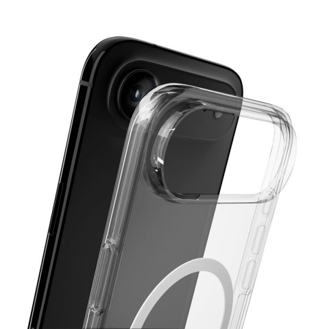 Etui Puro Impact Clear D3O TPU+PC kompatybilne z MagSafe na iPhone 17 Air - przezroczyste
