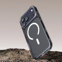 Etui Puro Impact Clear D3O TPU+PC kompatybilne z MagSafe na iPhone 17 Pro - przezroczyste