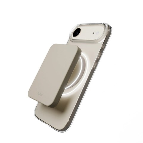 Etui Puro Lite Mag TPU+PC kompatybilne z MagSafe na iPhone 17 Air - przezroczyste z brązowym pierścieniem
