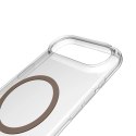 Etui Puro Lite Mag TPU+PC kompatybilne z MagSafe na iPhone 17 Air - przezroczyste z brązowym pierścieniem